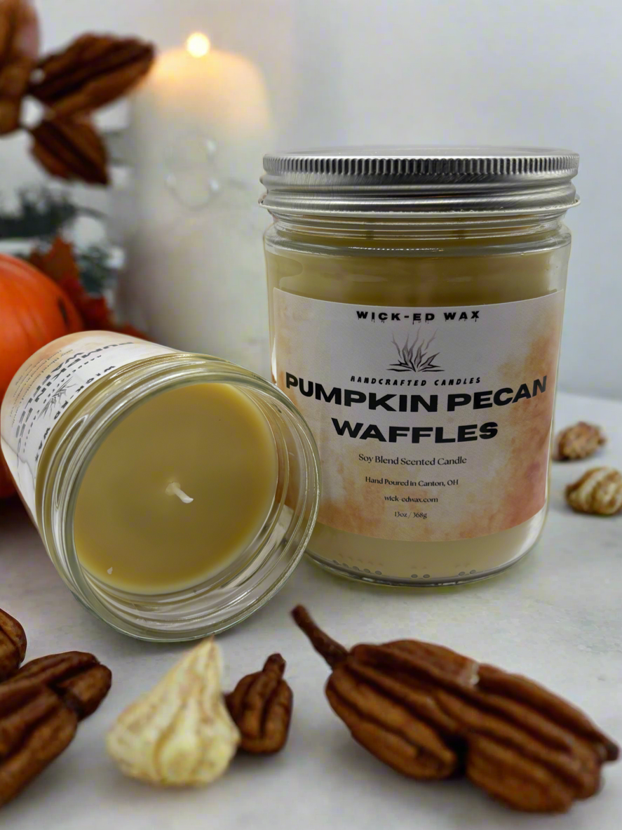 Pumpkin Pecan Waffles