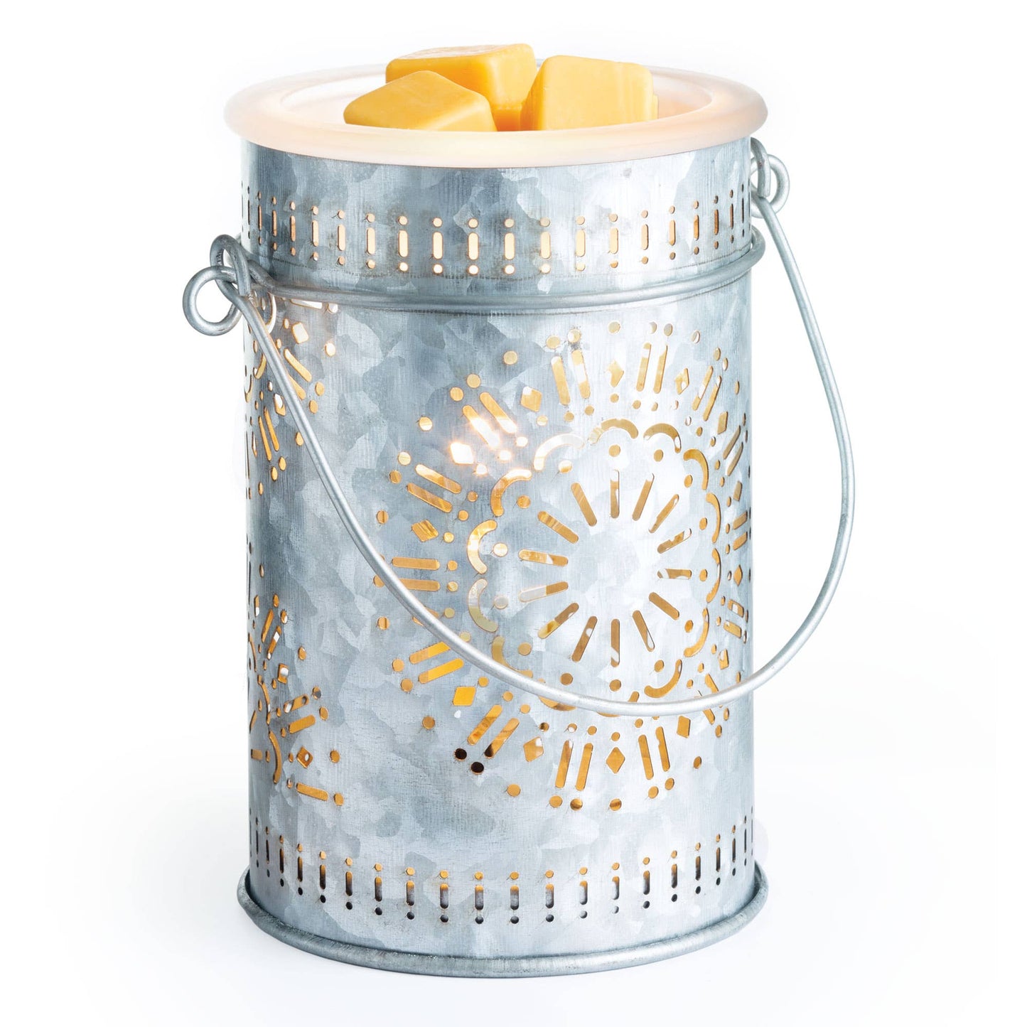 Illumination Fragrance Warmer-Deluxe Galvanized Tin