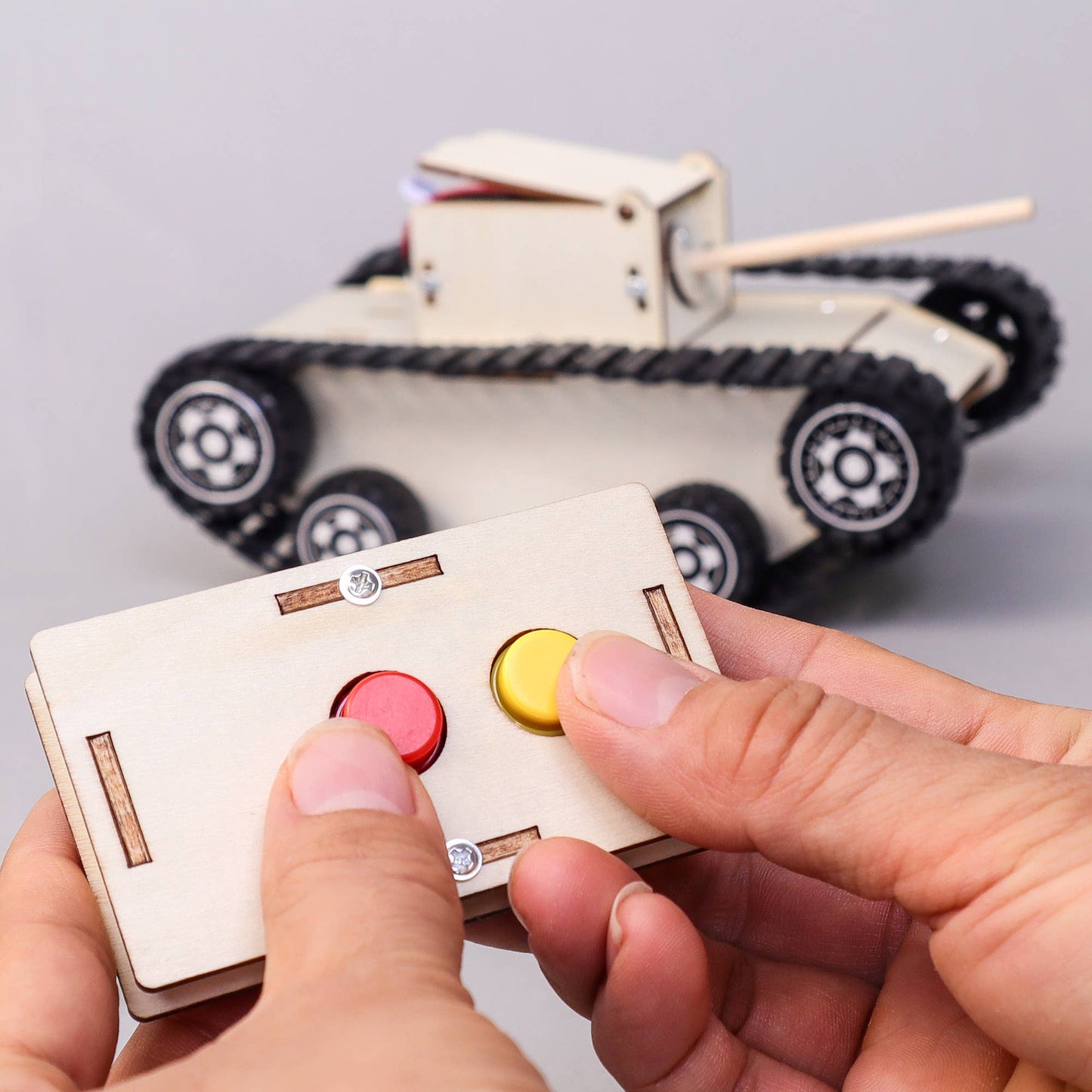 Remote Controlled Tank DIY Kit, STEM Toy, Craft Kit for Kids