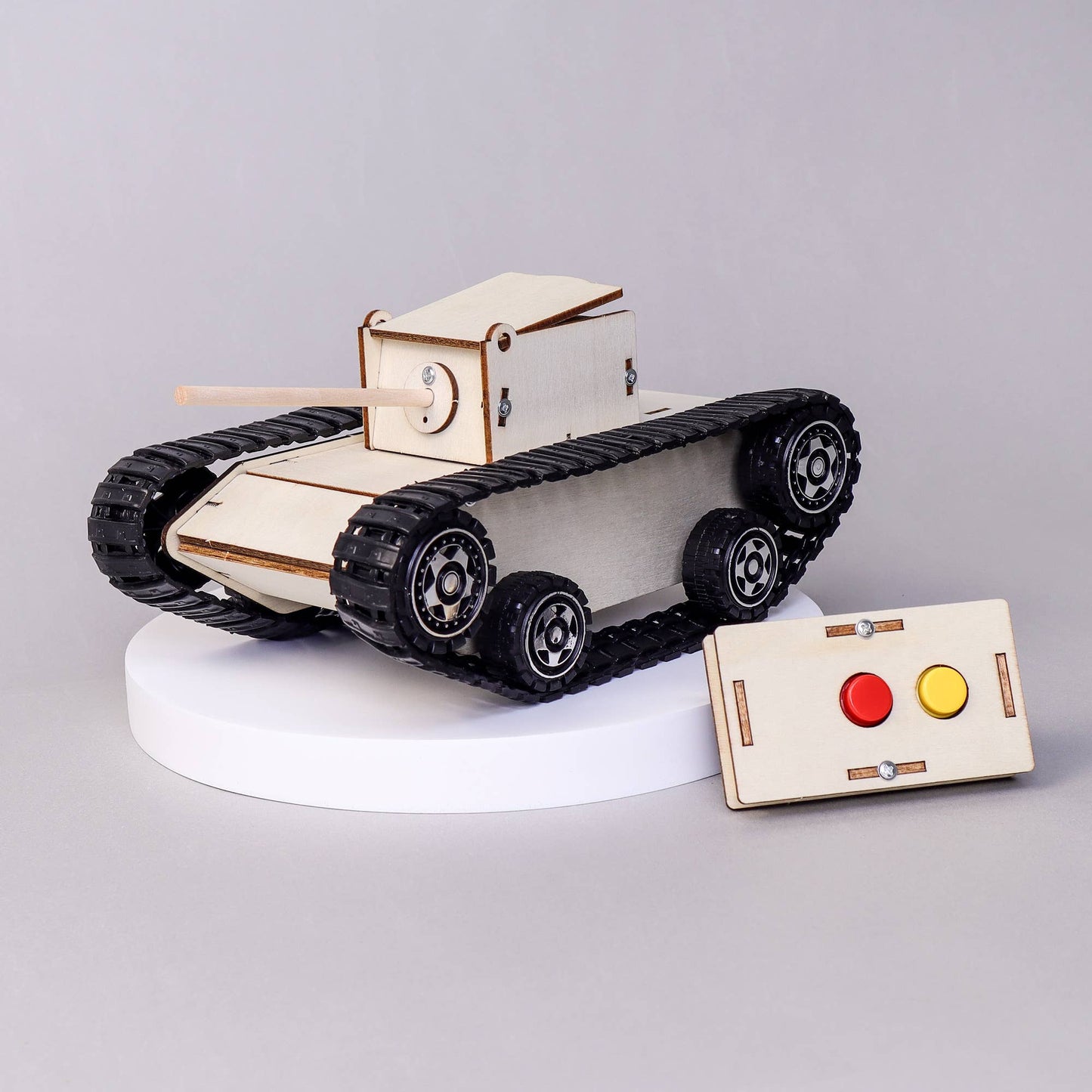 Remote Controlled Tank DIY Kit, STEM Toy, Craft Kit for Kids