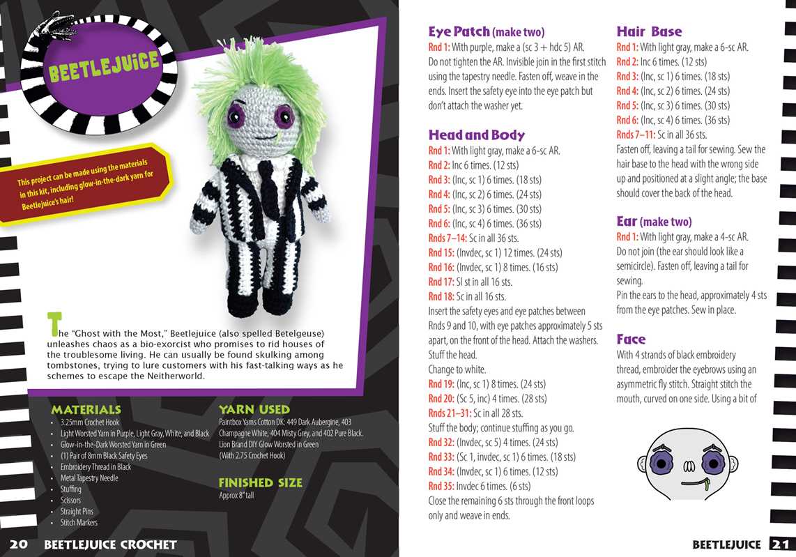 Beetlejuice Crochet by Editors of Thunder Bay Press