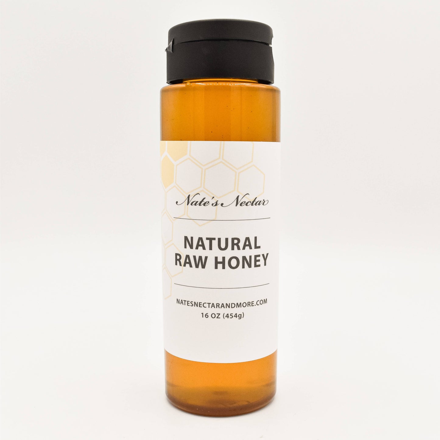 Natural Raw Honey, Plastic Squeeze Bottle