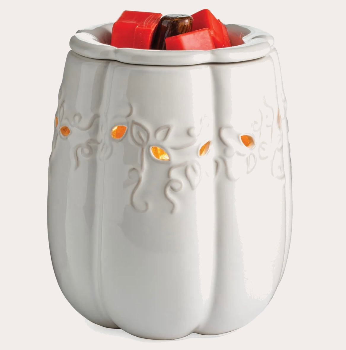 White Pumpkin Harvest Wax Melt Warmer