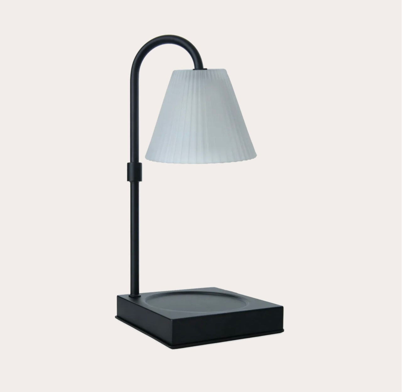 Adjustable Candle Lamp Glass Shade