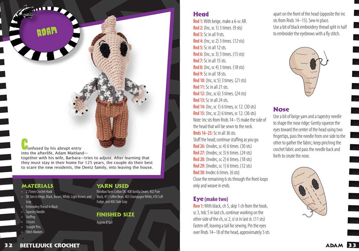 Beetlejuice Crochet by Editors of Thunder Bay Press